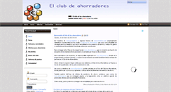 Desktop Screenshot of ahorristas.es